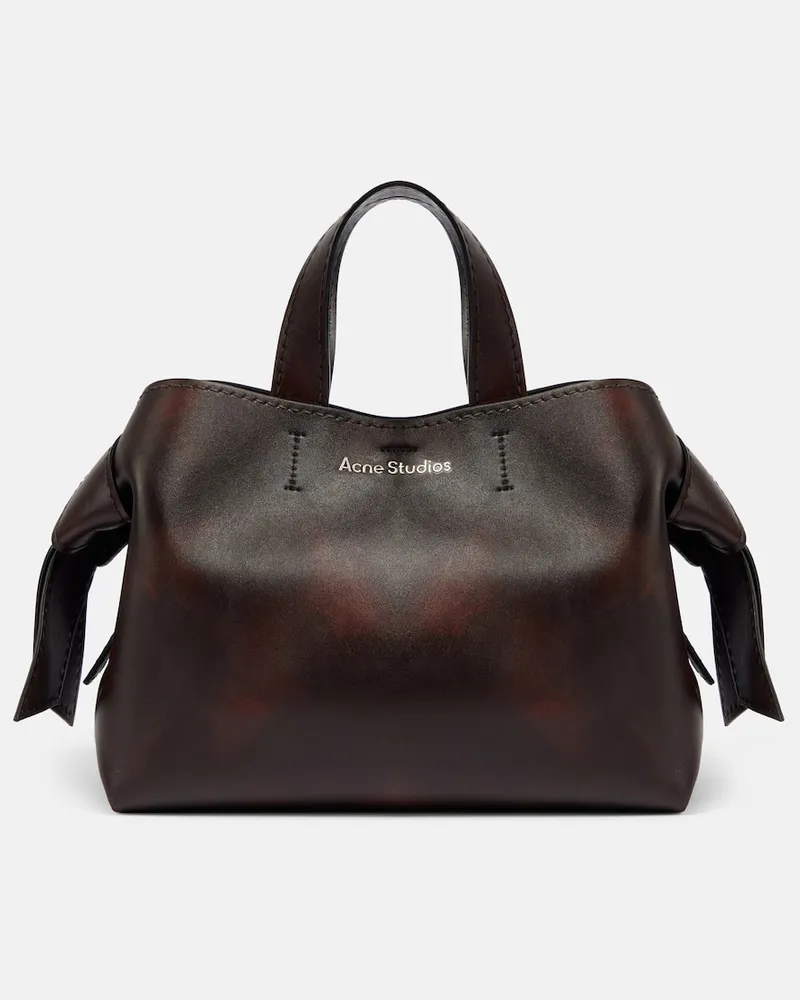Acne Studios Tote Musubi Midi aus Leder Braun