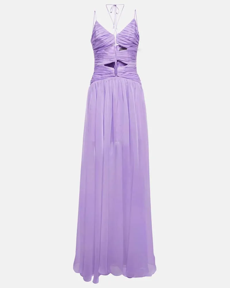RASARIO Robe aus Chiffon Violett