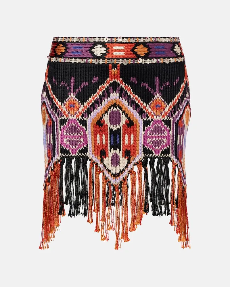 Isabel Marant Minirock Yolana mit Pailletten Multicolor