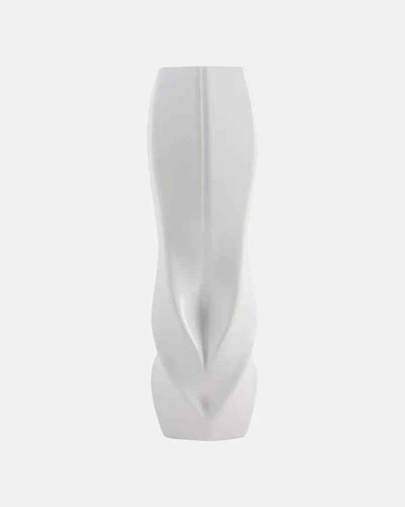 Zaha Hadid Design Vase Braid Medium Weiß