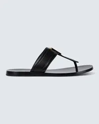 Tom Ford Sandalen aus Leder Schwarz