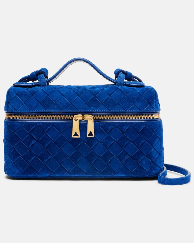 Bottega Veneta Schultertasche Bang Bang aus Leder Blau