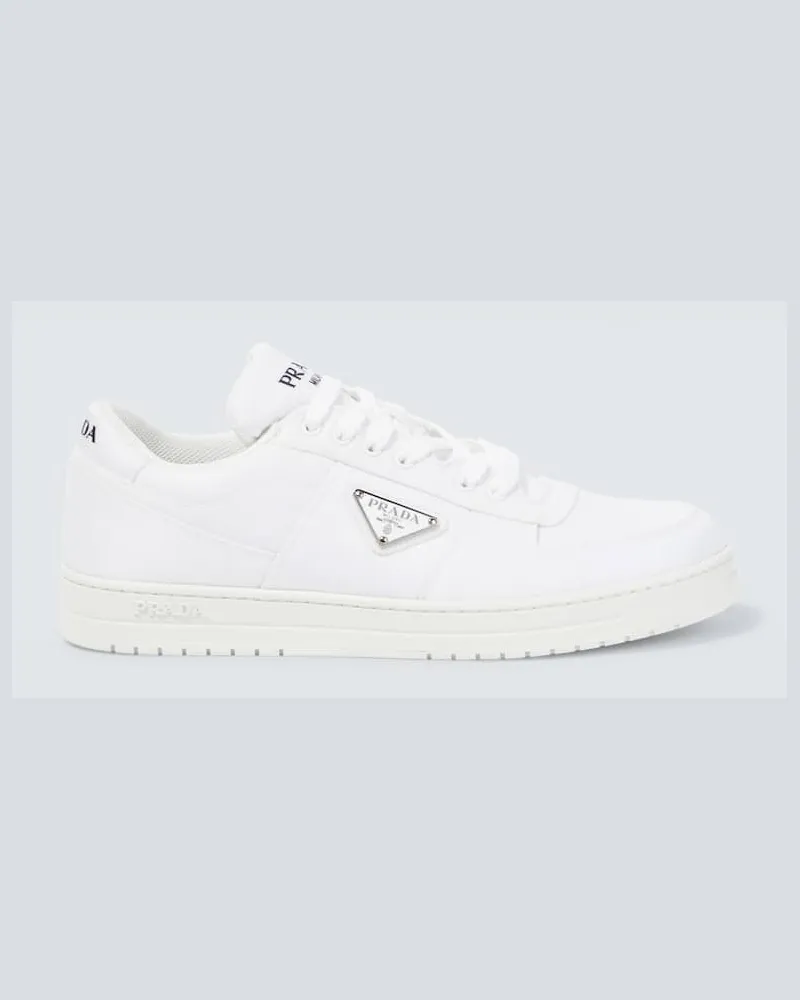Prada Sneakers aus Re-Nylon Weiß