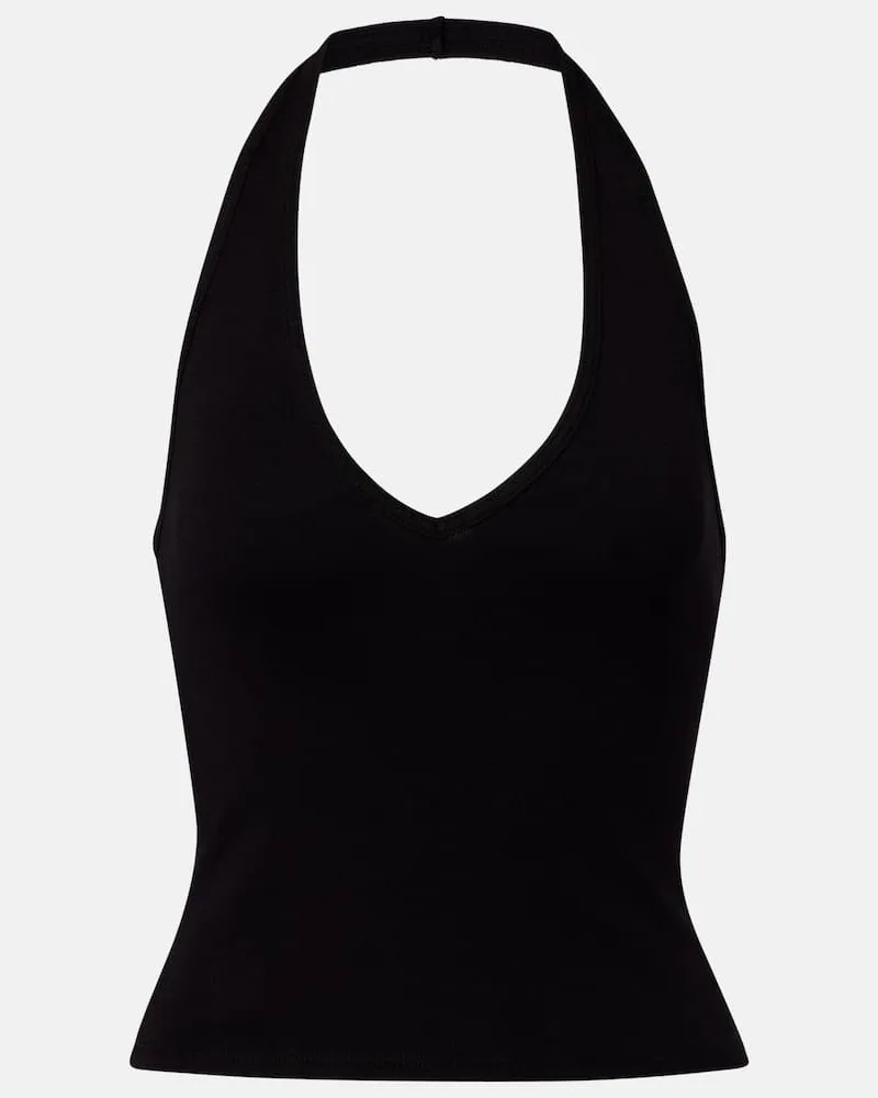 Nili Lotan Top Britt aus Baumwolle Schwarz