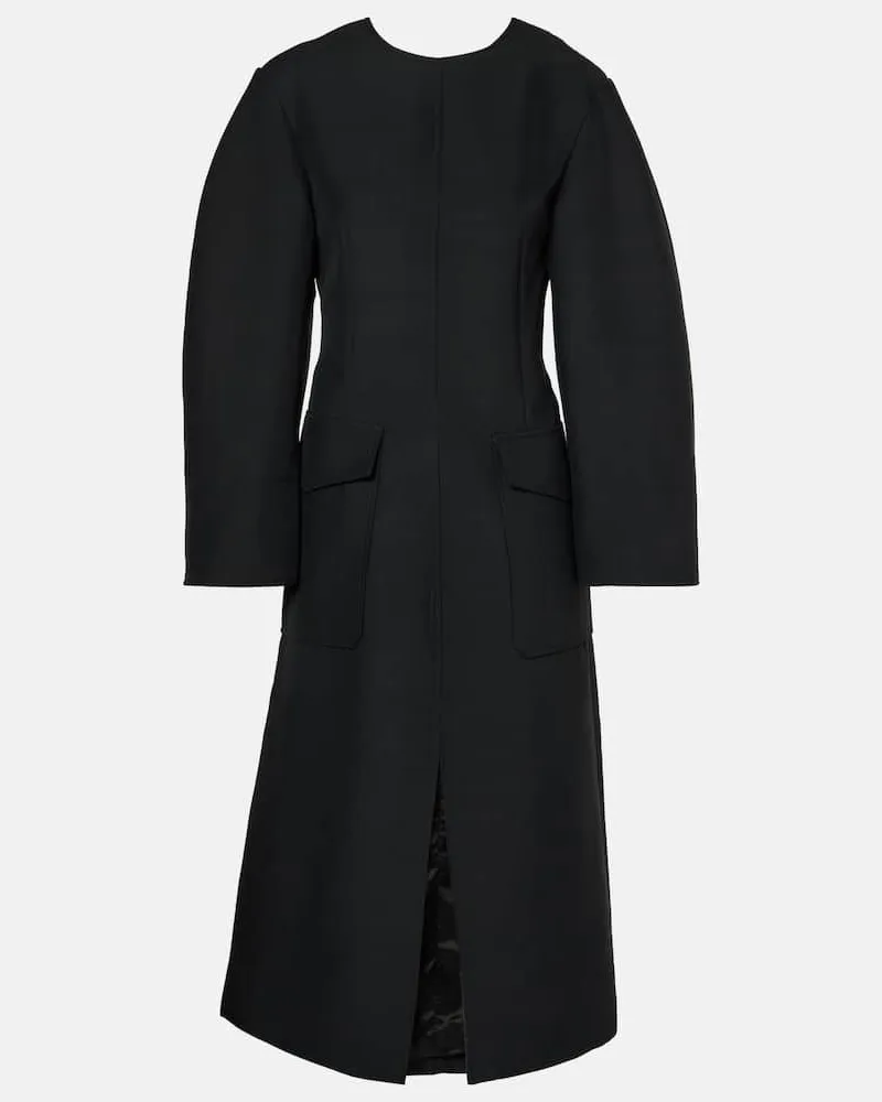 Co Midikleid aus Faille Schwarz