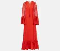 Maxikleid aus Seiden-Georgette