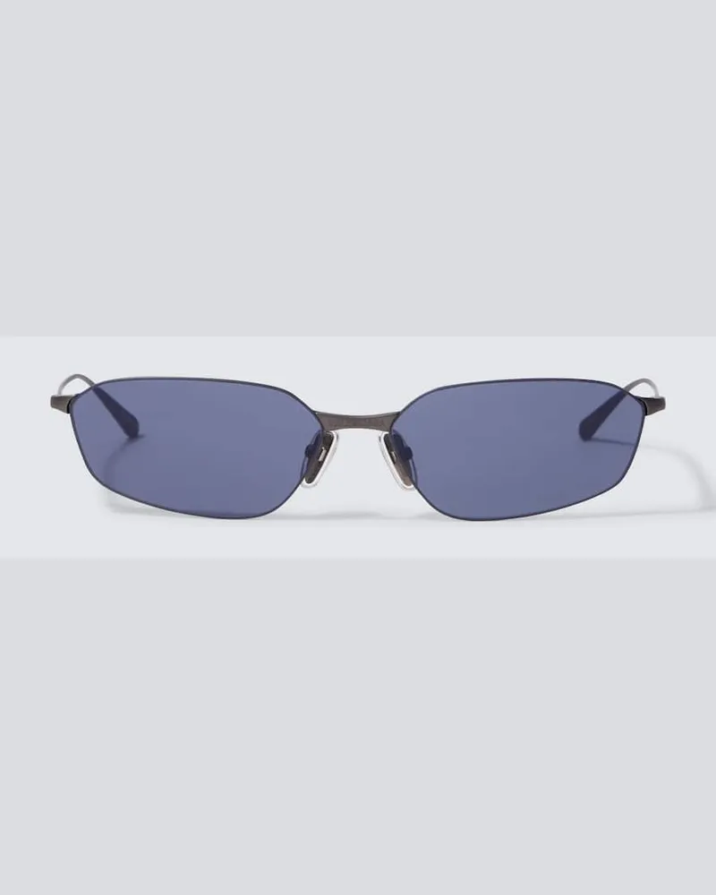 Balenciaga Eckige Sonnenbrille Grau