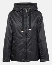 Max Mara Regenjacke Greenh aus Canvas Schwarz