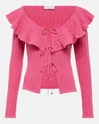 Blumarine Top aus Wolle Pink