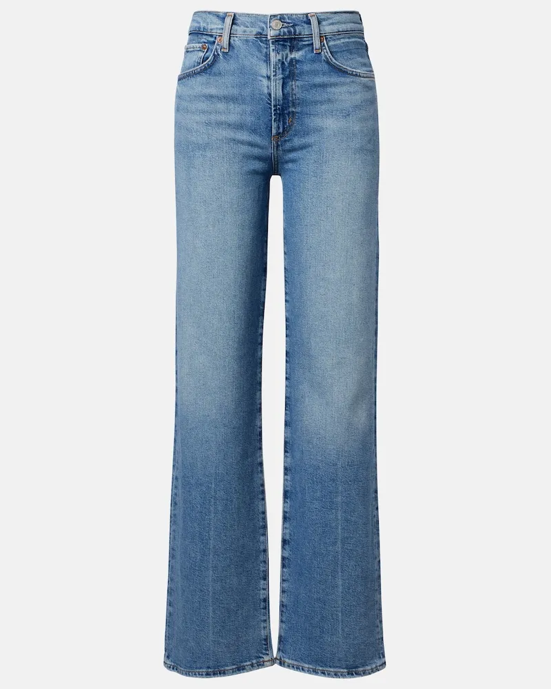 AGOLDE Straight Jeans Harper Blau