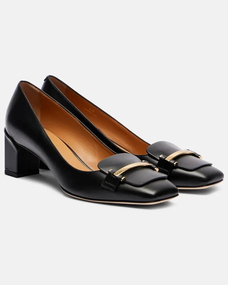 TOD'S Pumps Barretta aus Leder Schwarz