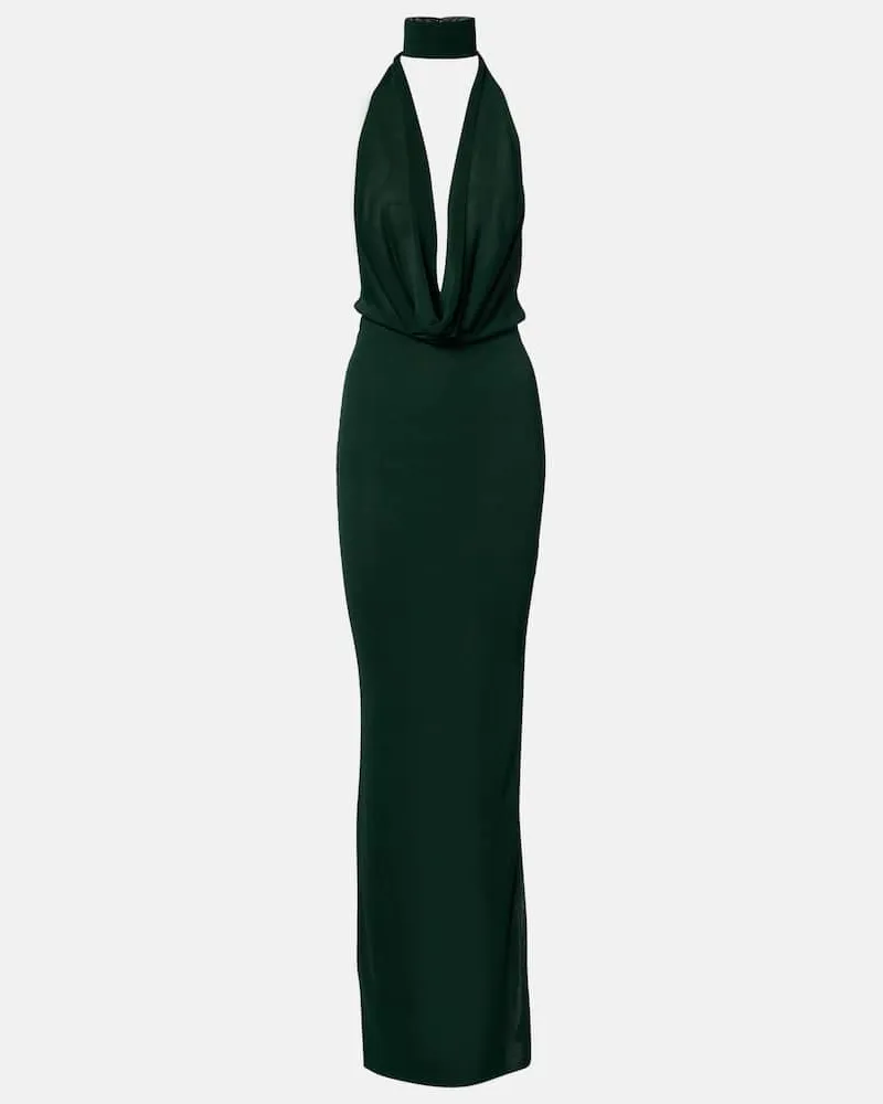 Aya Muse Robe aus Jersey Grün