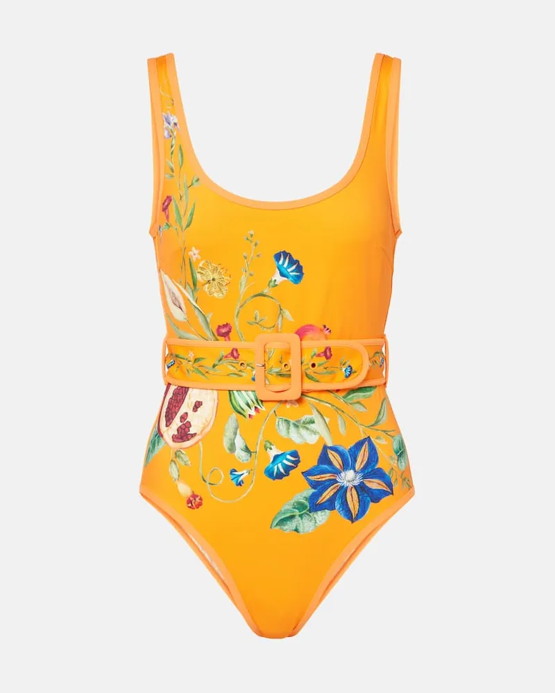 ALEMAIS Alémais Bedruckter Badeanzug Flores Multicolor
