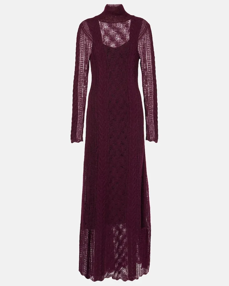 Ulla Johnson Maxikleid Kassia aus einem Wollgemisch Rot