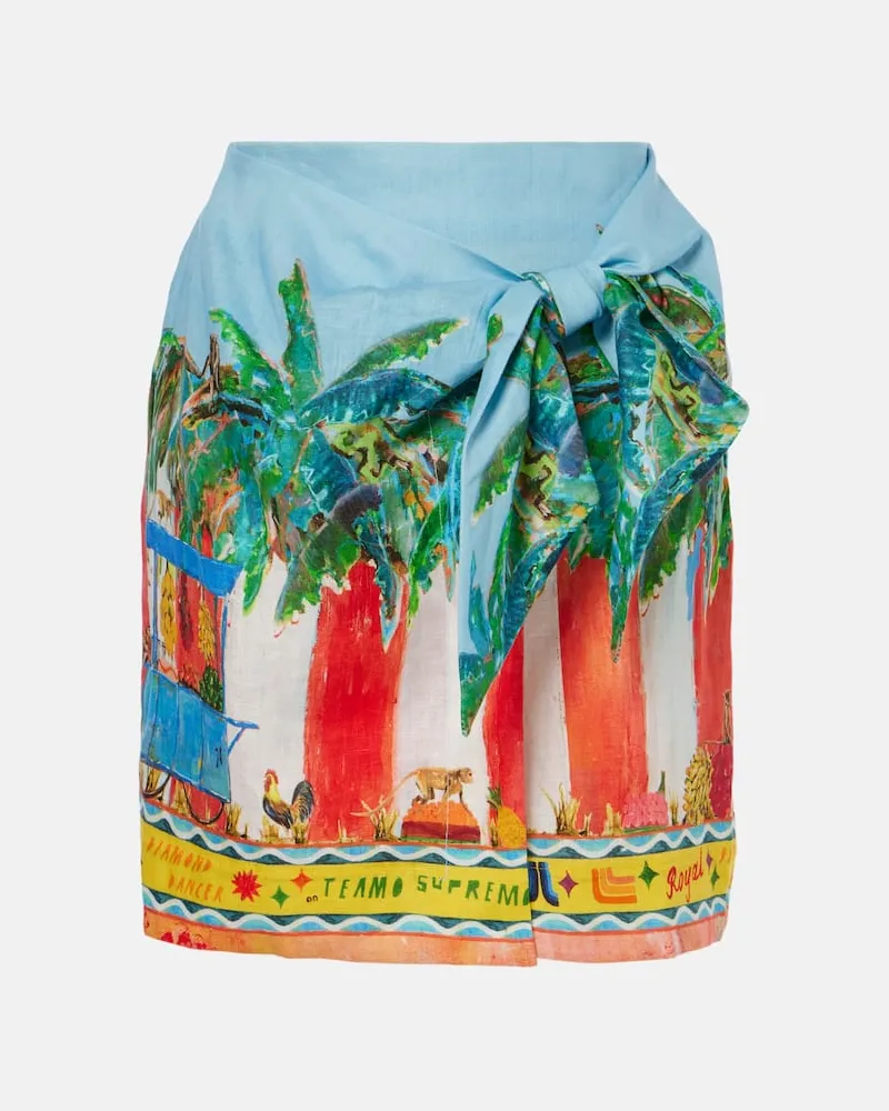 ALEMAIS Alémais X Adam Lester Wickelrock All Aboard aus Leinen Multicolor