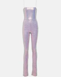 ROTATE Birger Christensen Jumpsuit mit Pailletten Pink