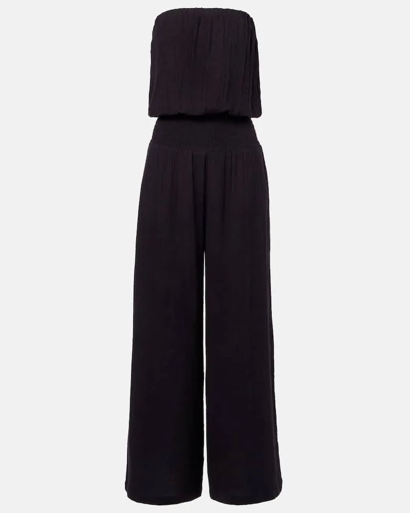 Melissa Odabash Jumpsuit Naomi aus Baumwolle Schwarz
