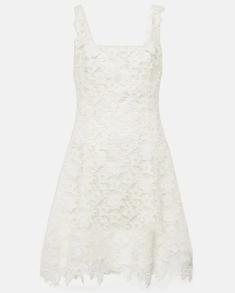 Safiyaa Minikleid Marrie aus Spitze Weiã