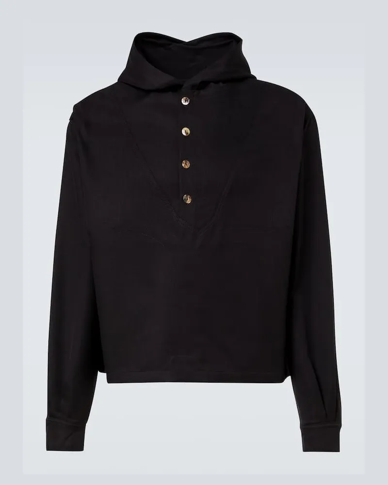 KIKO KOSTADINOV Bestickter Hoodie Slatina Schwarz