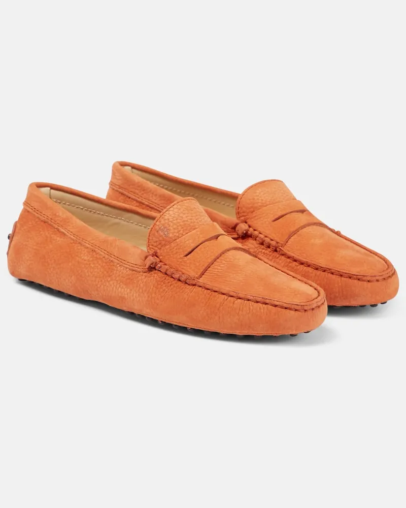 TOD'S Mokassins Gommino aus Leder Orange