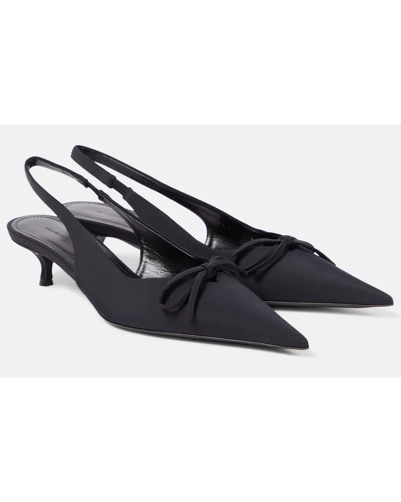 Balenciaga Slingback-Pumps Knife Schwarz