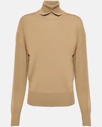 Burberry Top aus Wolle Beige