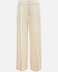 Vince Weite High-Rise-Hose Weiss