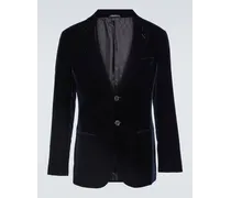 Smokingjacke aus Samt