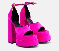 Plateausandalen Medusa Aevitas aus Satin