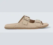 Sandalen GG aus Veloursleder