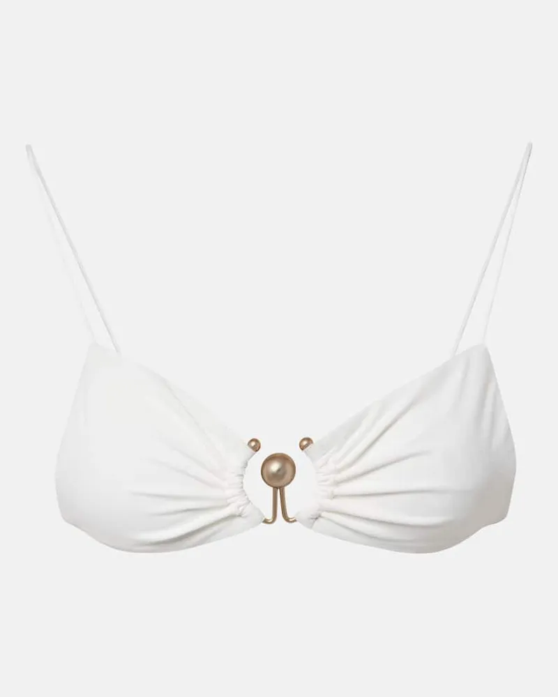 Christopher Esber Bikini-Oberteil Weiß