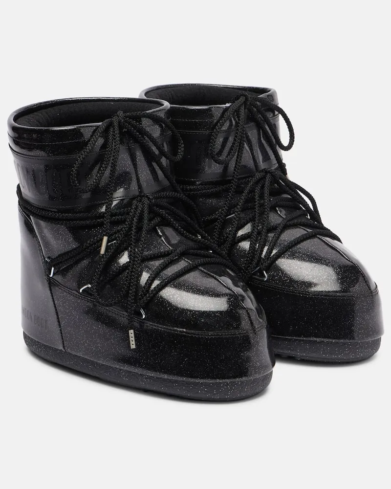 Moon Boot Schneestiefel Icon Schwarz
