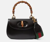Henkeltasche Gucci Bamboo 1947 Small aus Leder