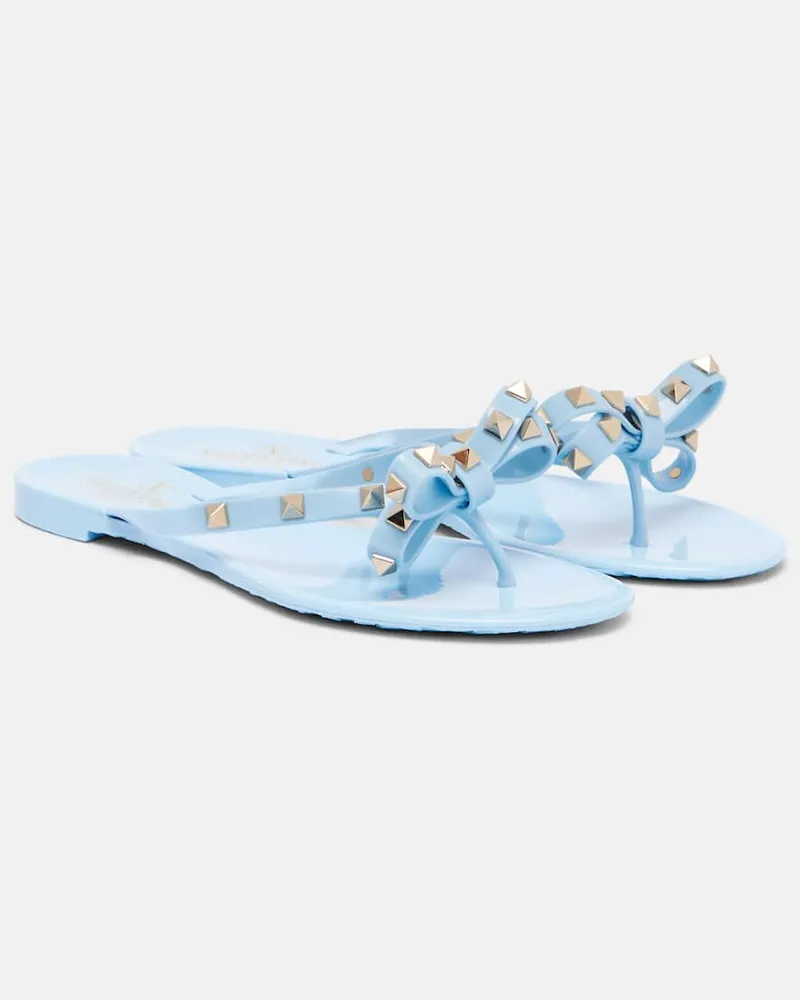 Valentino Garavani Sandalen Rockstud Blau