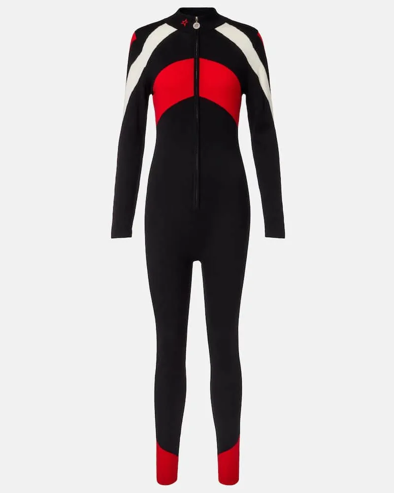 Perfect Moment Ski-Overall Tignes aus Wolle Multicolor