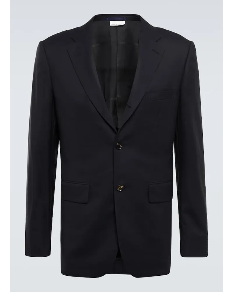 Comme des Garçons Comme des Garcons Homme Deux Blazer aus Wolle Blau