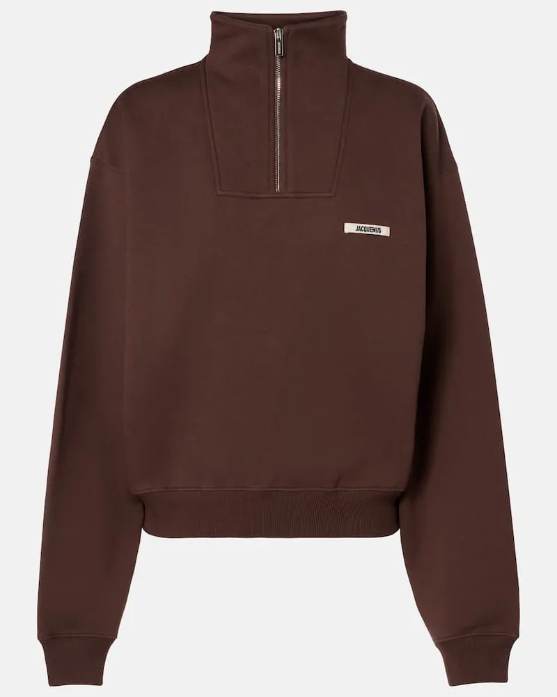 Jacquemus Pullover aus Baumwolle Braun
