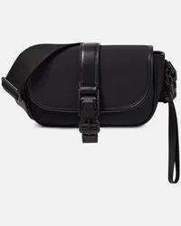 Moncler Schultertasche Trick aus Canvas Schwarz