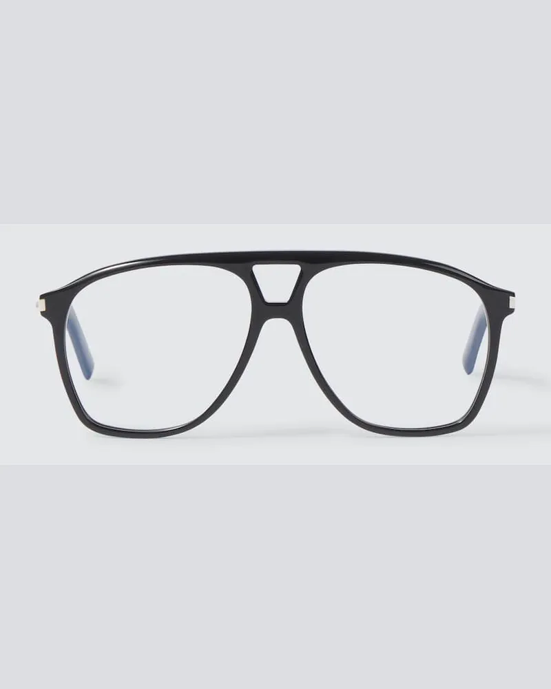 Saint Laurent Aviator-Brille SL 596 Dune Schwarz