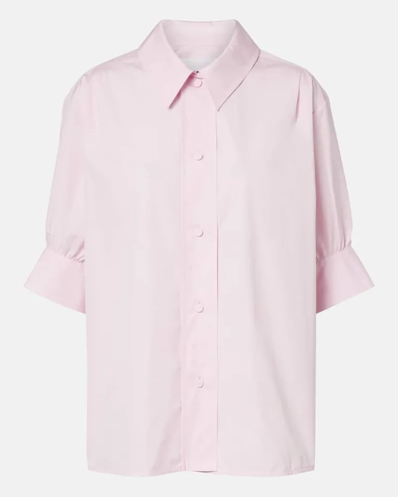 Jil Sander Hemd aus Baumwolle Rosa