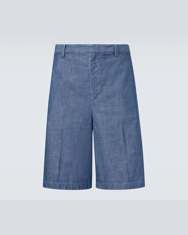 Jil Sander Jeansshorts Blau