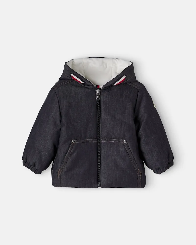 Moncler Baby Daunenjacke Alaric aus Denim Blau
