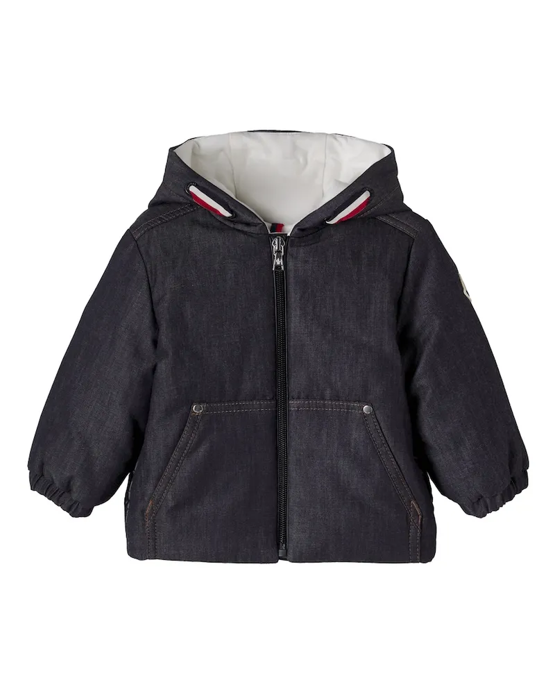 Moncler Baby Daunenjacke Alaric aus Denim Blau