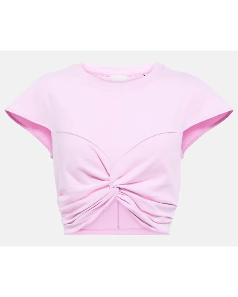 Isabel Marant Cropped-Top Zineae aus Baumwolle Pink