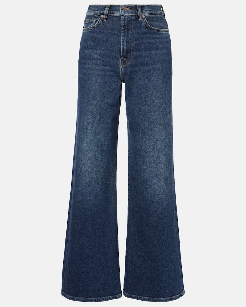 7 for all mankind Flared Jeans Ultra High Rise Jo Blau
