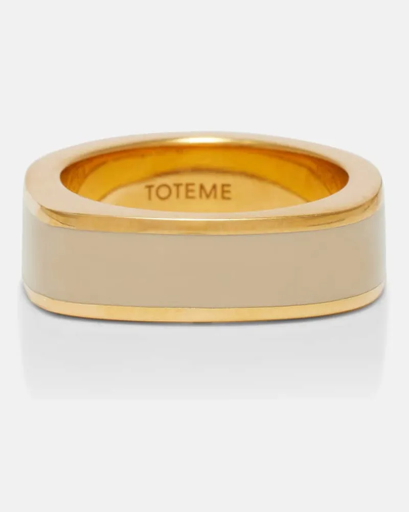 Totême Ring Signature, 18kt vergoldet Gold