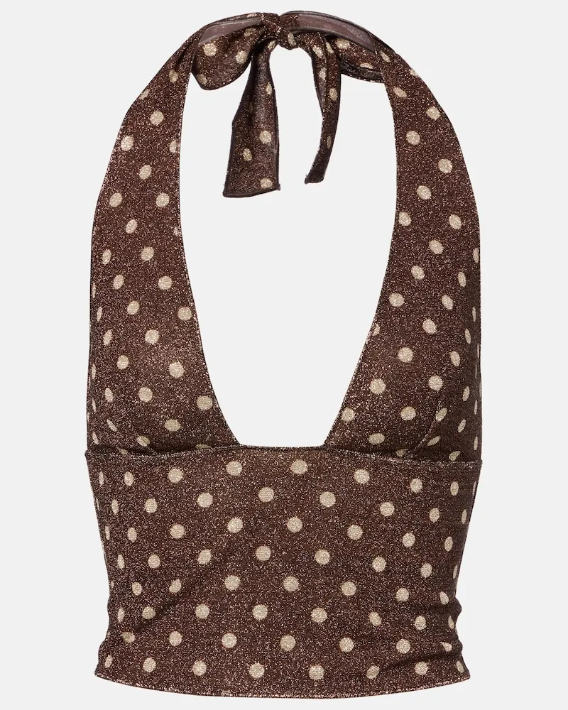 Oséree Oséree Cropped-Top Lumière Braun