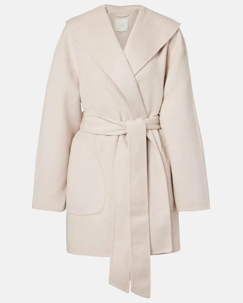 Varley Jacke Edgemore aus einem Wollgemisch Beige