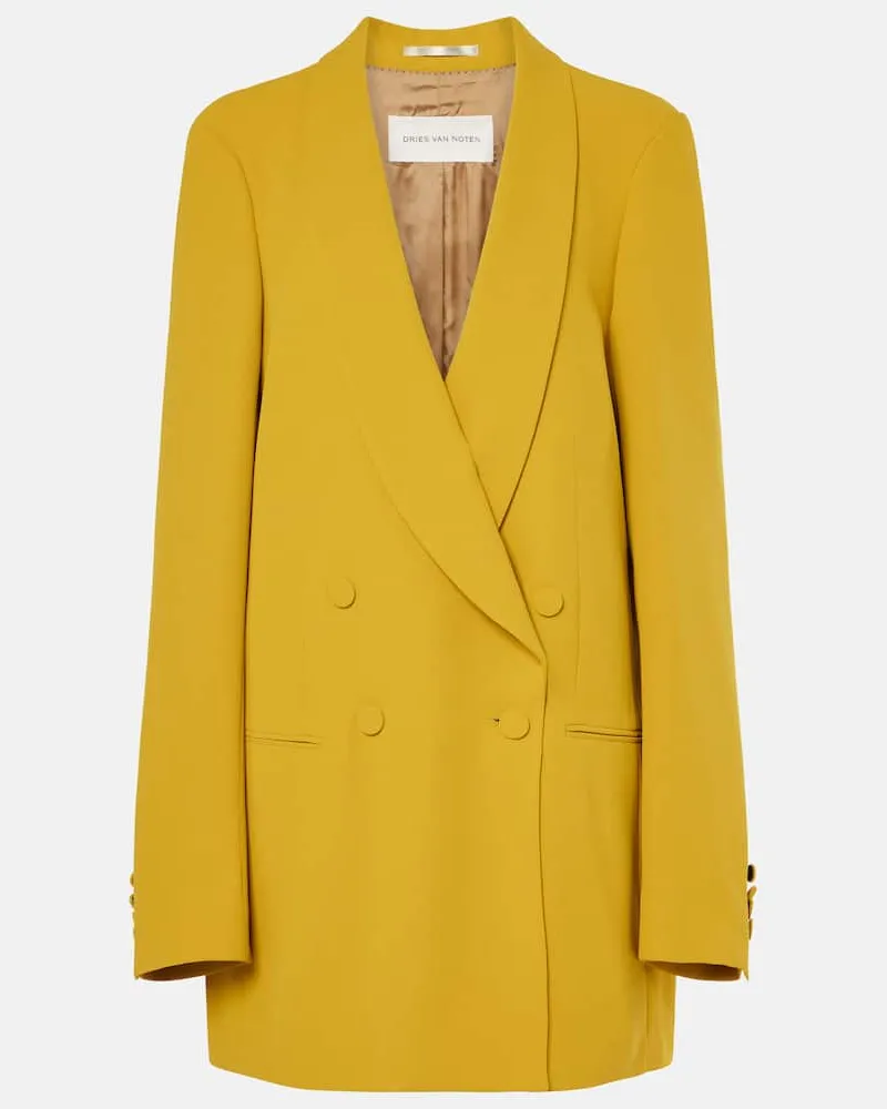 Dries van Noten Oversize-Blazer Gelb