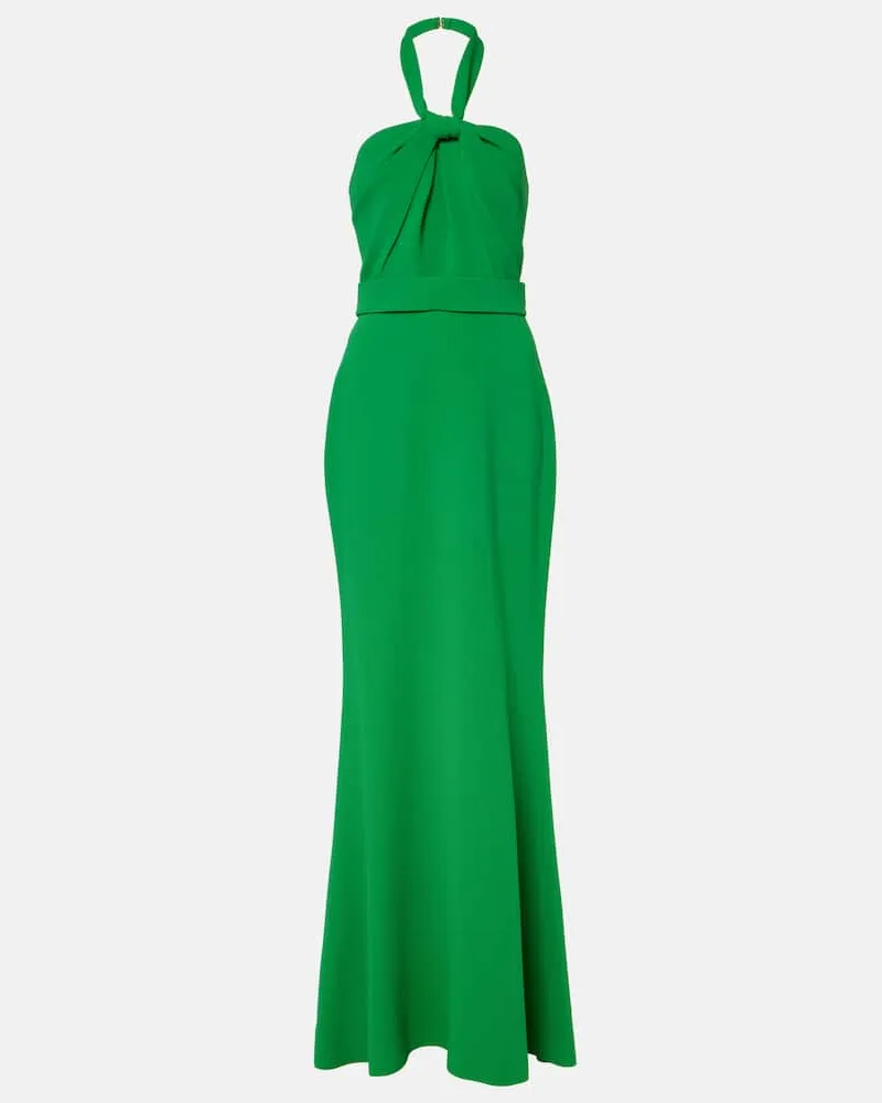 Elie Saab Robe aus Cady Grün